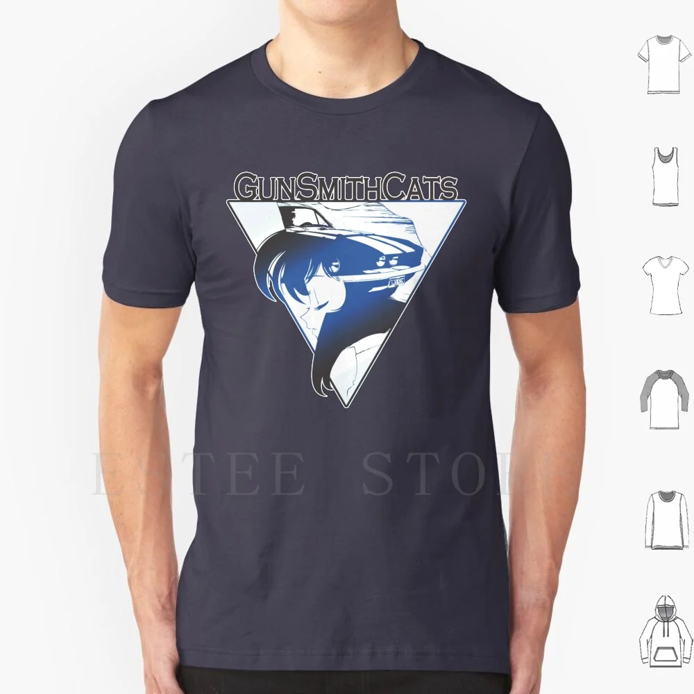 T Shirt Biru Gunsmith Cats Rally Kaus 