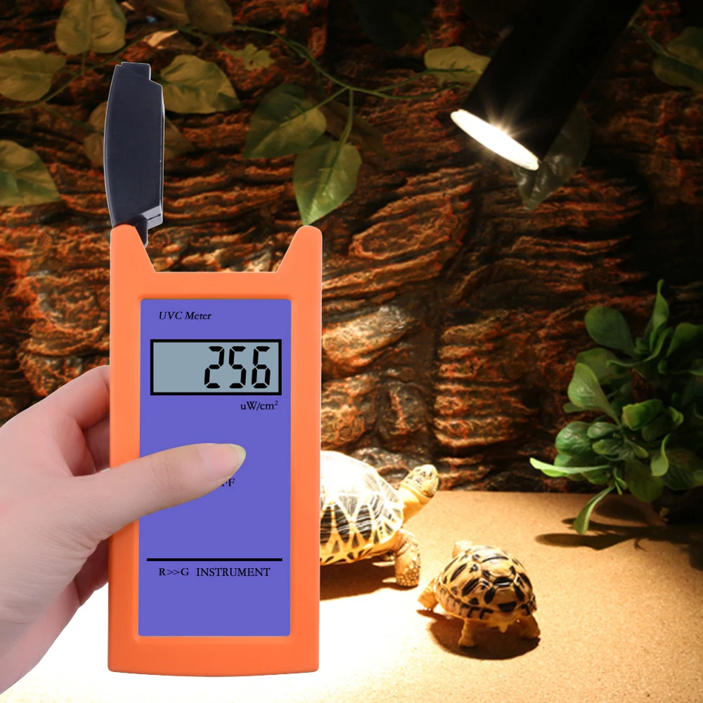 US $83.90 RGMUVC Reptile With UV Radiation Meter Ultraviolet Irradiance Meters UV Illuminance Meter UVC Luminosity Measurement Tool