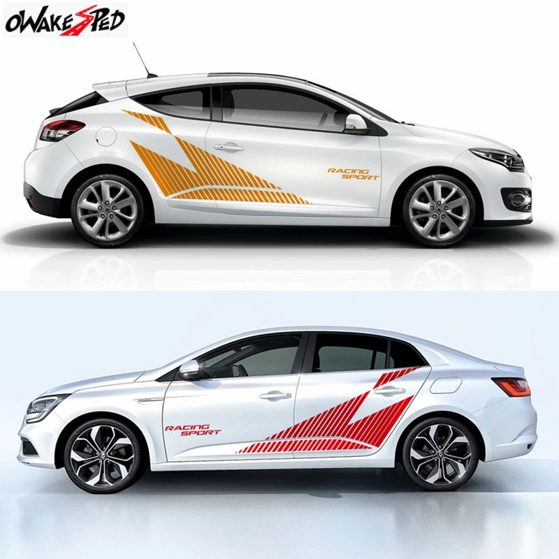 Adesivi Laterali Per Auto Renault - Megane, Clio, Captur - Protezione E Styling In PVC