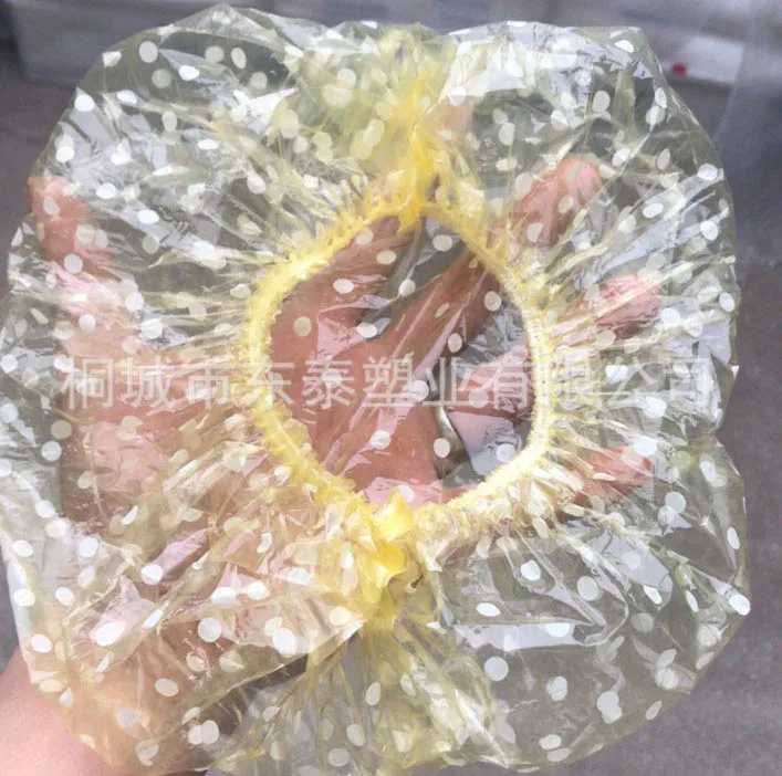 Yellow 30 шт одноразовая шапочка для душа - Цвет: Yellow