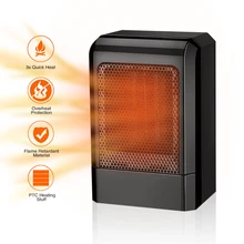 500 Вт мини электрический тепловентилятор PTC керамический персональный обогреватель офисный Настольный конвектор небольшой портативный электрический обогреватель для рук