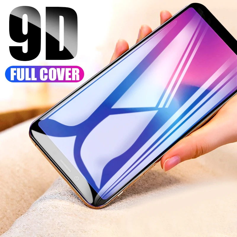 

9D Protective Glass on For Samsung Galaxy A3 A5 A7 2016 2017 Screen Protector For Samsung A6 A8 A9 2018 Plus Glass