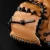 FDBRO Baseball Catcher Glove Outdoor Sports Brown Black PVCSoftball Practice Equipment Size 12.5 Left Hand for Adult Training