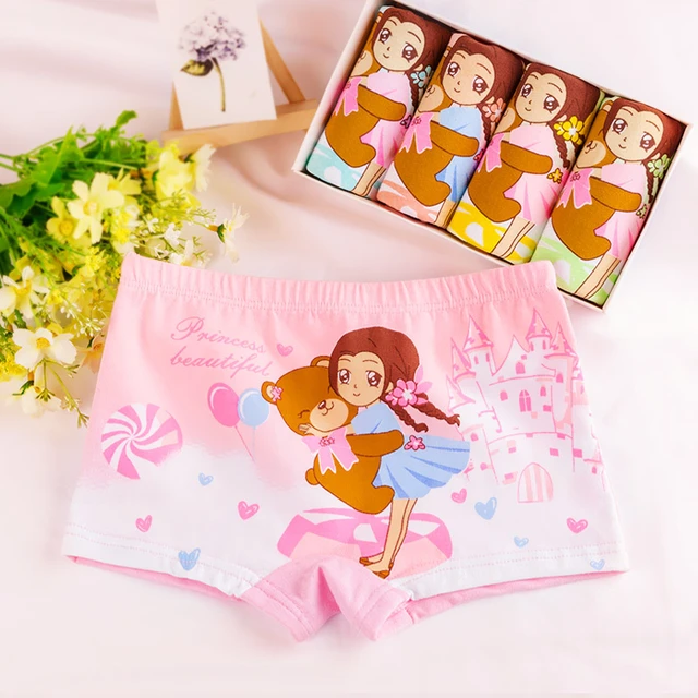 Kids Infant Baby Girls Underpants Cute Cartoon Print Top Underwear Girl Girl  8 Toddler Girls Underwear 4t Girls Panties 12 - AliExpress