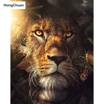 

5D diamond painting lion full square/round diamond embroidery handmade rhinestone DIY mosaic home decoration fast delivery