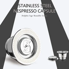 Многоразового использования Nespresso кофе капсулы Эспрессо и Crema версии фильтр для эссенца мини машина