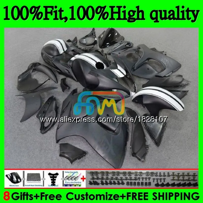 Инъекции для SUZUKI Hayabusa GSXR1300 08 09, 10, 11, 12, обувь на плоской подошве; цвет черный, 56BS. 24 GSX-R1300 GSXR 1300 2008 2009 2010 2011 2012 обтекатель