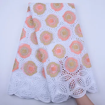 

2020 High Quality Swiss Voile Lace In Switzerland African Cotton Lace Fabric Nigerian Lace Fabric Dubai Cotton fabric Y1838