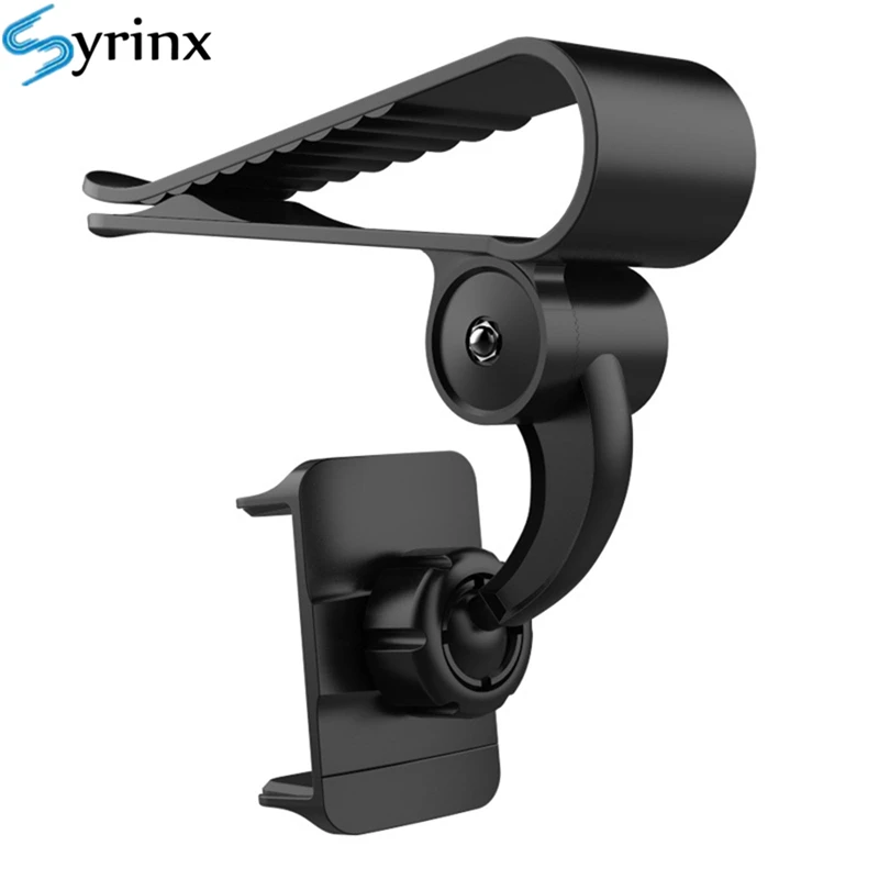 2020 New 360 Car Clip Sun Visor Cell Phone Holder Mount Stand Soporte Movil For iphone 11 GPS Rearview Mirror Mobile |
