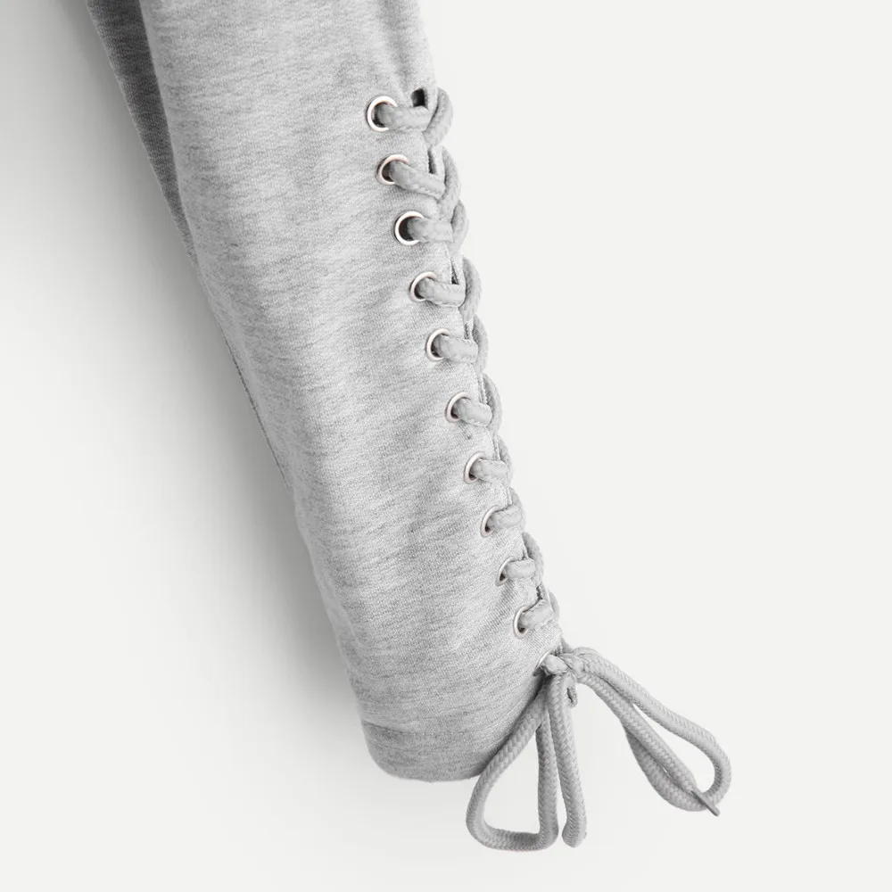 JAYCOSIN Fashion Women Casual Long Sleeve Sweatshirt Hoodie Unique Elegant Chic Comfortable Tie rope Design Sports Pullover Tops