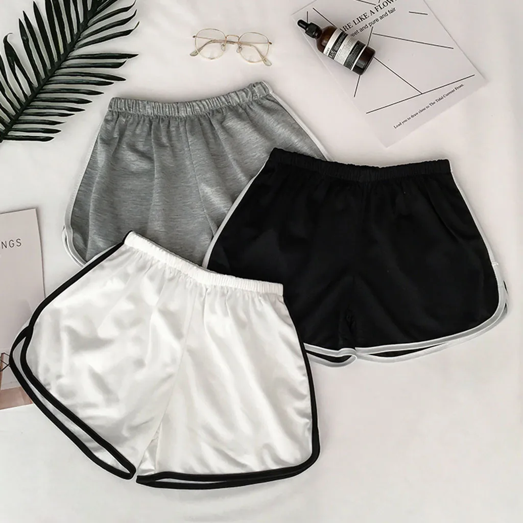 

Women's Shorts Sexy Splice Casual Fitness Workout Elastic Waist Slim Beach Shorts Home Sport Running Hotpant Mujer енские ШоѬ