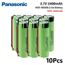 Аутентичные 20A NCR 18650 Li-Po литиевые батареи 3400mAh Электронные перезаряжаемые батареи высокого разряда высокий ток+ DIY линия