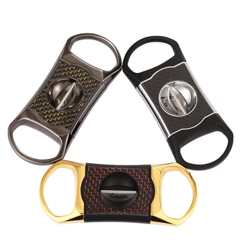 

Lubinski Cigar V Cutter Metal Portable Sharp Guillotine Blade Smoking Cool Gadgets Cigar Cutter W/ Gift Set