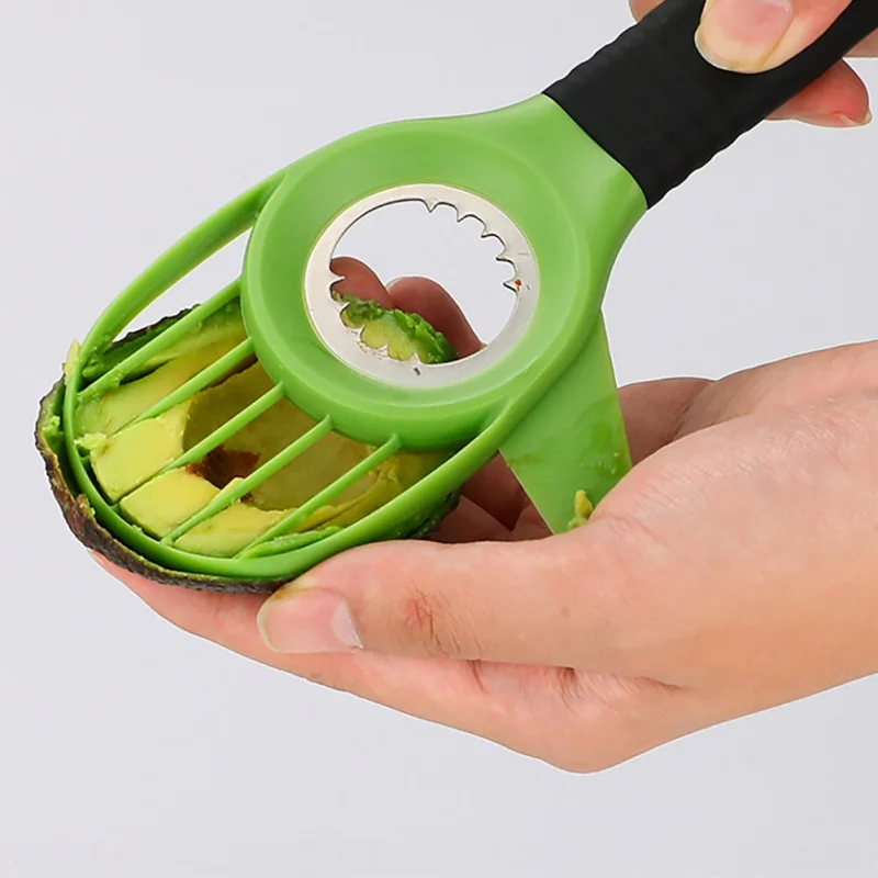 

Multi-function 3-in-1 Avocado Tool Multifunctional Avocado Cutting Avocado Cutting Fruit Divider Avocado Slicer