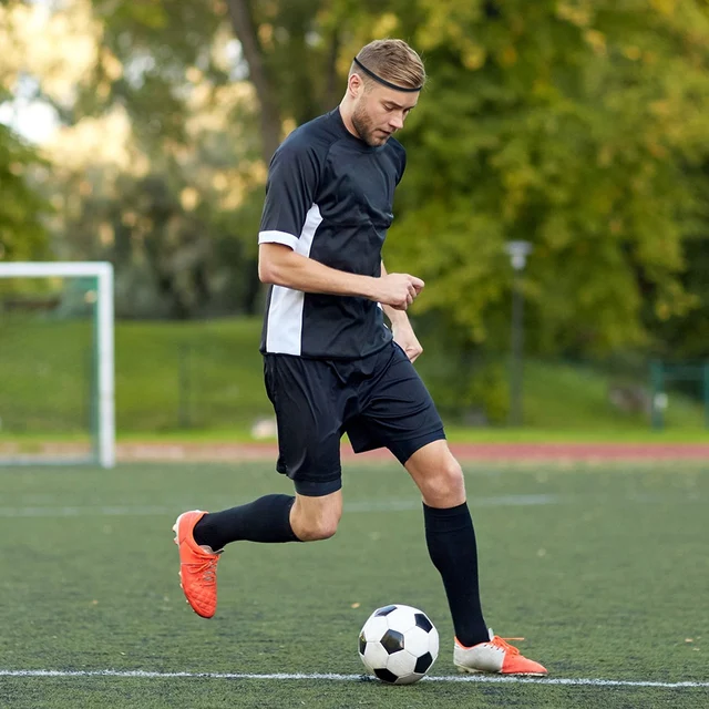 Bandeaux de Sport pour Hommes Pack de 6, Bandeaux d'Entraînement  d'Évacuation de l'Humidité pour Courir le Cyclisme Basket-Ball Football de  Tennis, Bandeau Extensible pour Hommes Non Glissement pour les Garçons 