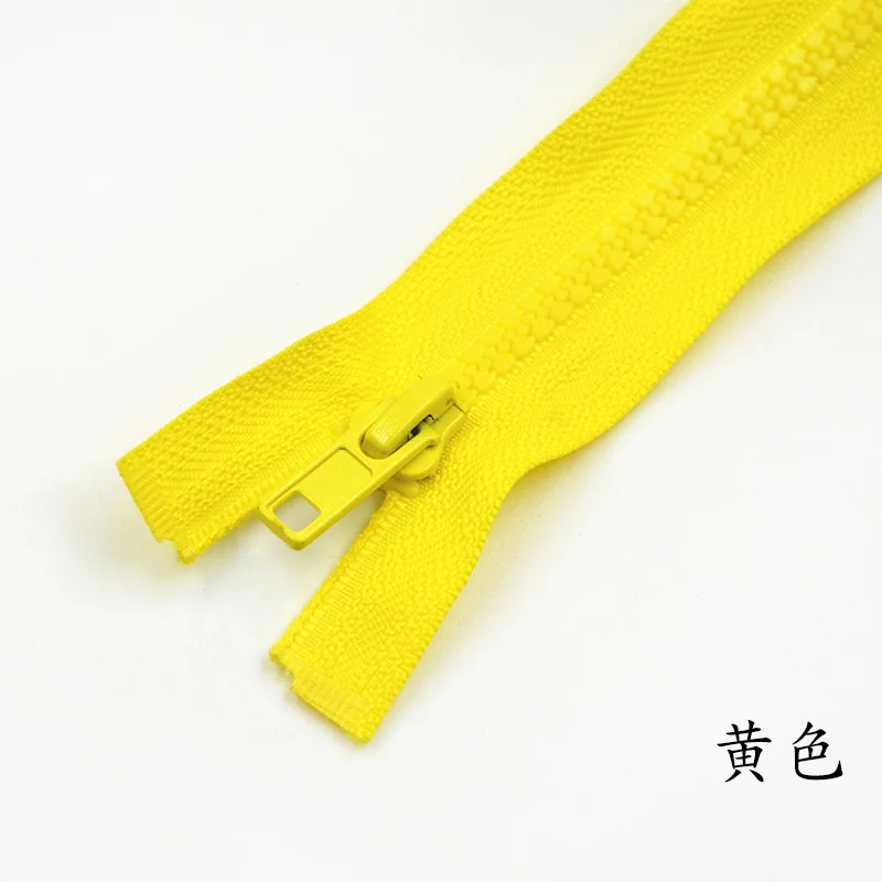 yellow 5 шт. Meetee 5# разъемная застежка-молния с открытым концом застежка-молния смолаы 40/60/70 см для DIY Швейные молния одежды длинное пальто пуховик ручной работы аксессуары A3-2 - Цвет: yellow
