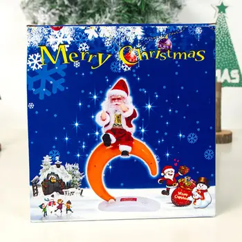 

Christmas Decorations Dancing Singing Santa Claus Electric Music Children Plush Doll Toy
