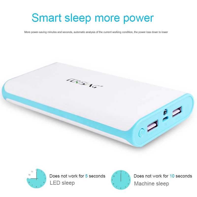 (100% Capacity) FERISING Power Bank External Battery Pack Portable Charger 20000mah PowerBank for Phone&Tablet Pover bank 18650