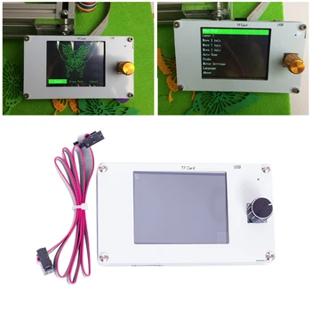 

Easy Install DIY Layered Aluminium Offline Controller Multifunction Carving Machine Accessories Durable Support TF Card Repair