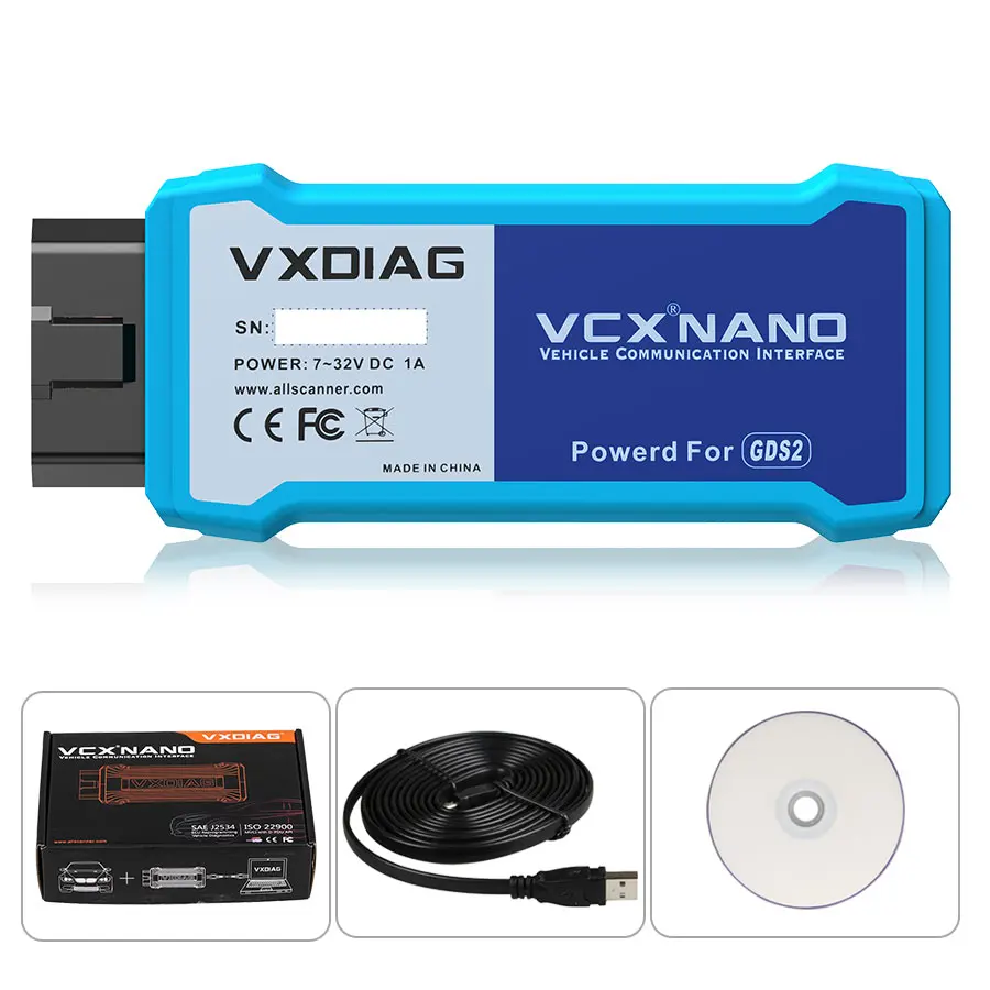 VXDIAG VCX NANO для GM/OPEL GDS2 V21.0.01501/2020 4 Tech2WIN 16.02.24 диагностический инструмент
