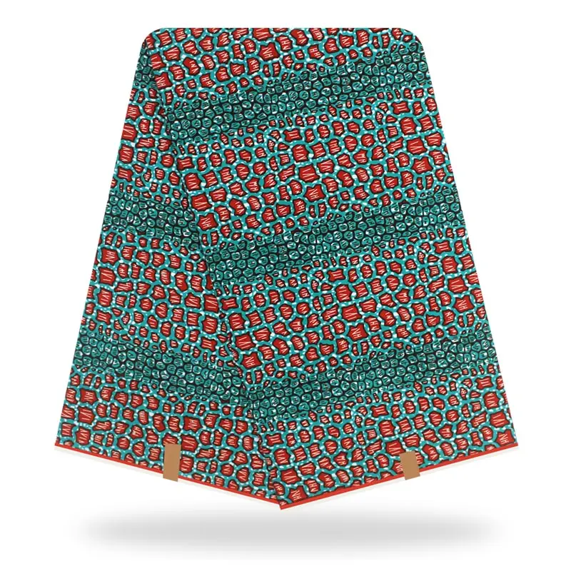 Самое Популярное высокое качество! Настоящий голландский воск, африканская набивная ткань хлопок 6 ярдов для платья Y91016-16