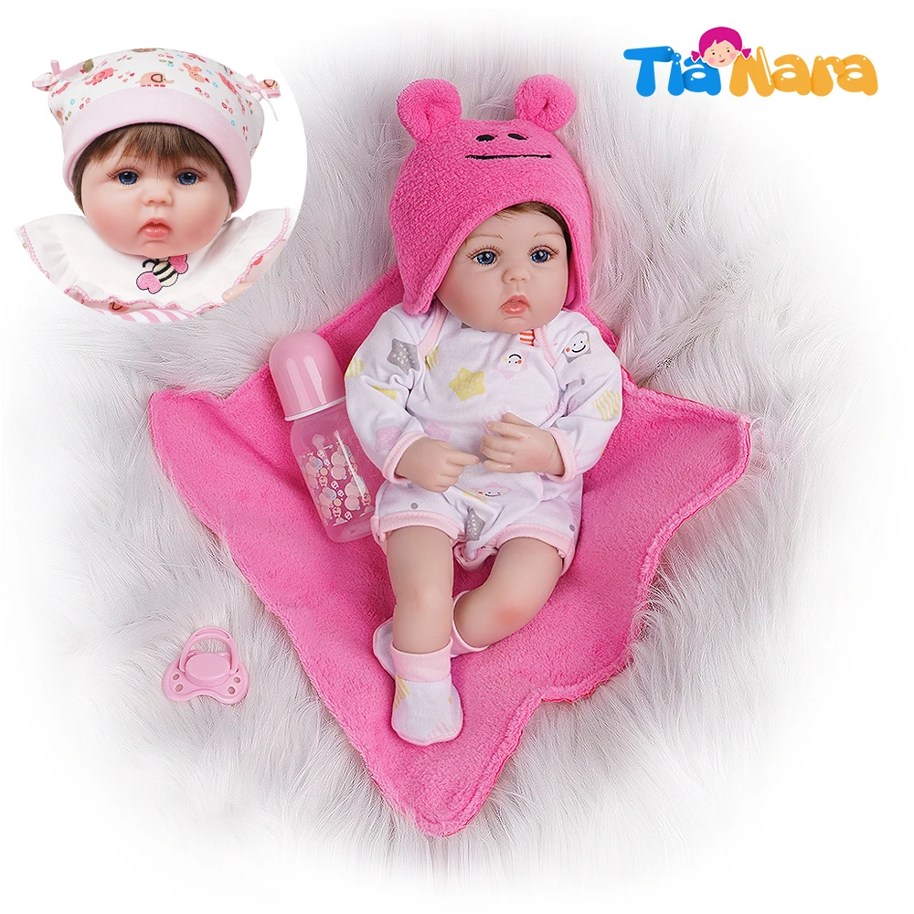 40cm Bebe Reborn Silicone Poupee Bebe Fille 2 Tenues Nouveau Ne Coton Corps Aliexpress