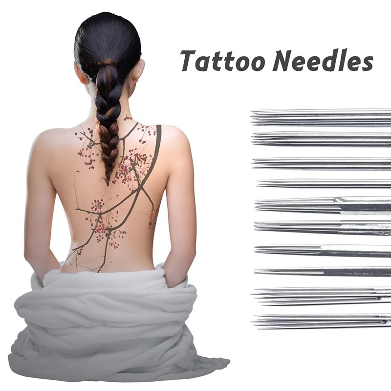 10PCS New Black Disposable Tattoo Tubes Assorted Sterilized Mixed Tattoo Needles Silicone Handle Tattoo tool pigment