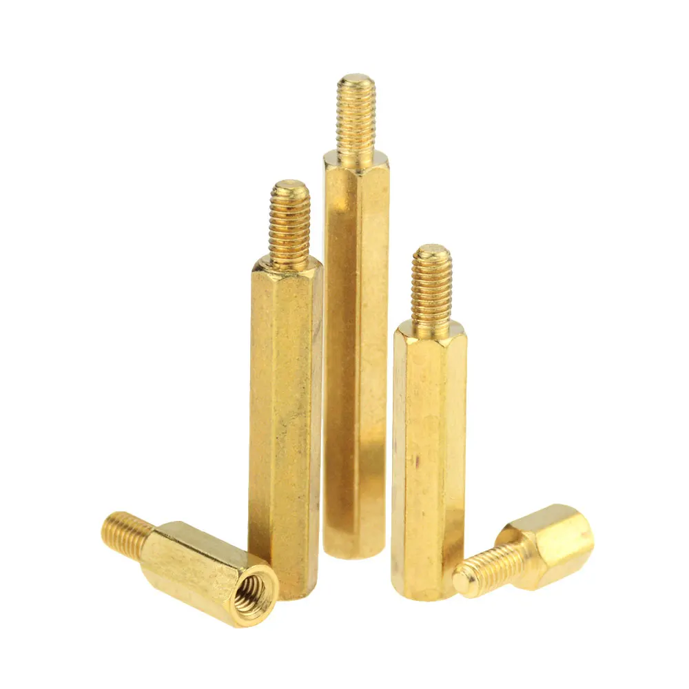 Brass M2*3-M2*25 Female Standoff Round Isolation Pillar Standoff Spacer PCB Brass M2*3-M2*25 Female Standoff Round Isolation Pillar Standoff Spacer PCB