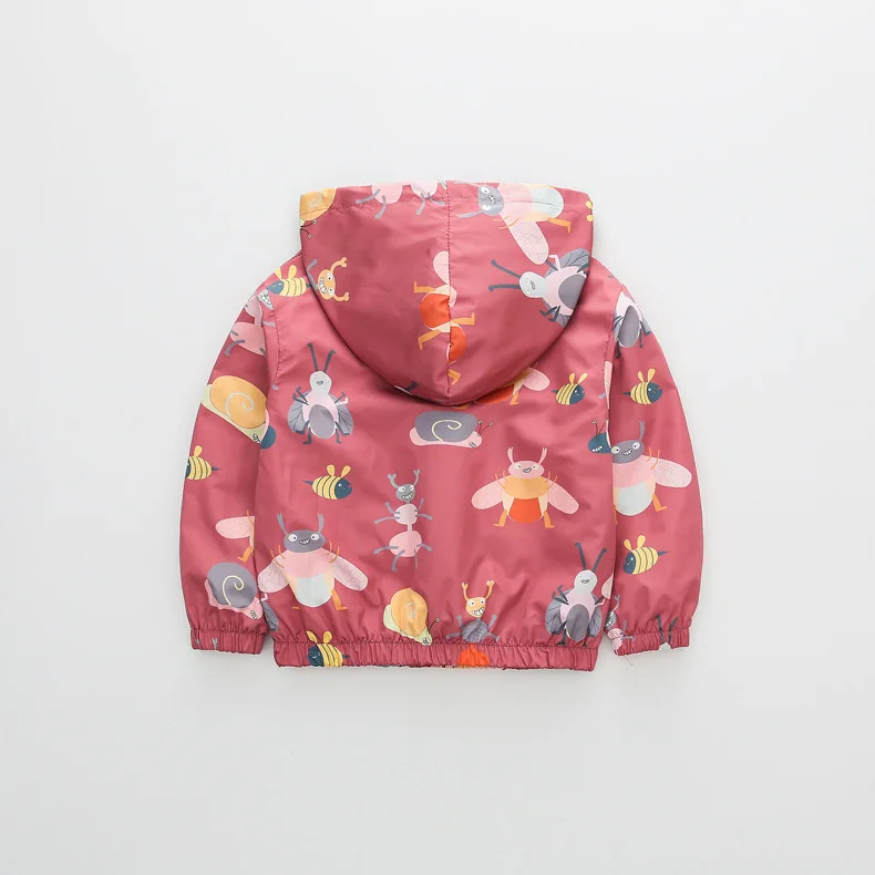 Детская осенняя куртка коллекция 2019 года, толстовка с капюшоном для маленьких девочек, новая Корейская версия милого пальто с рисунком для