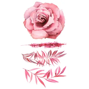 

Hot tattoo sticker waterproof Temporary Body Flowers Tattoos Waterproof Body Temporary Tattoos Sticker Removable j924