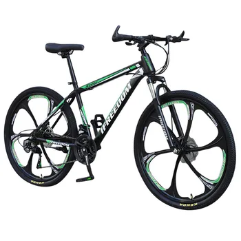 

NEW 26inch folding mountain bike 21 speed double damping bicycle double disc brakes mountain bike for men and women 2020