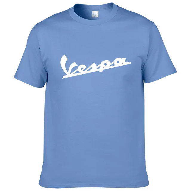 Vespa футболка для мужчин Досуг Divertida Camiseta Algodón de Verano манга Corta Cuello Redondo Camisetas Masculino