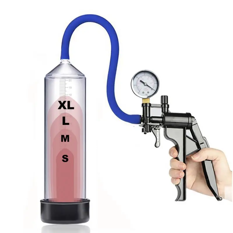Luvpump Male Penis Pump Enlarger Developer Erection Aid Vacuum with the Pistol Handle Penis Enlargement Pump|Pumps| - AliExpress