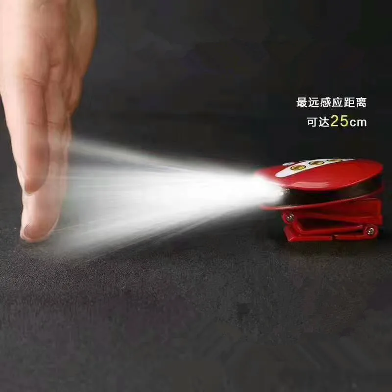 

LED Fishing Sensing Headlight Glare Rechargeable Lithium Head-Mounted Night Fishing Bait-pulling Lights mao yan deng Cap Lamp