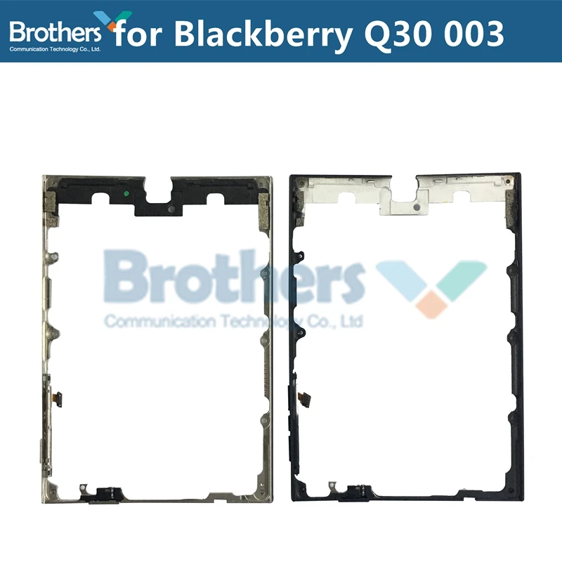 

Front Bezel for Blackberry Q30 Mid Middle Frame Housing for Blackberry Q30 Front Frame Plate with Power Volume Flex Cable Top
