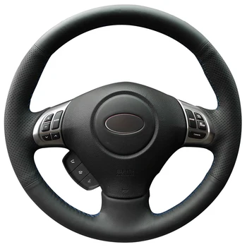 

Black Artificial Leather Car Steering Wheel Cover for Subaru Forester 2008 2009 2010 2011 2012 Impreza 2008 2009 2010 2011