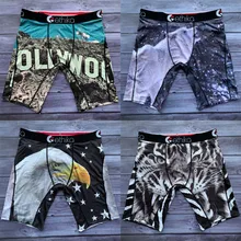 Новинка! Мужские трусы-боксеры из полиэстера и спандекса с принтом ethika, много цветов