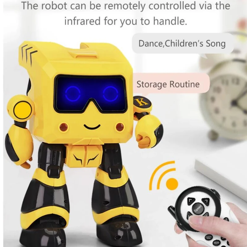 Remote Control Smart English Robot Chinldren Toy Walking Dancing Singing Intelligent Programming Touch Electric RC Robot Toys