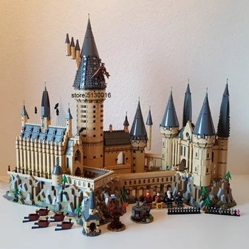 

H warts Castle School Magic Model 16060 In Stocks Movie 6742pcs Building Block Brick Compatible with 71043 75948 16030/4842 Toys
