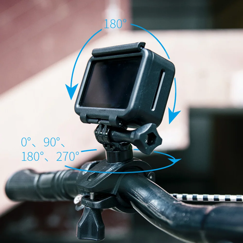 Задний кронштейн для мотоциклов держатель для камеры Gopro Hero крепление для велосипеда для Go Pro Hero 3+ 6 5 4 3 2 Экшн-камера подставка рамка зажим