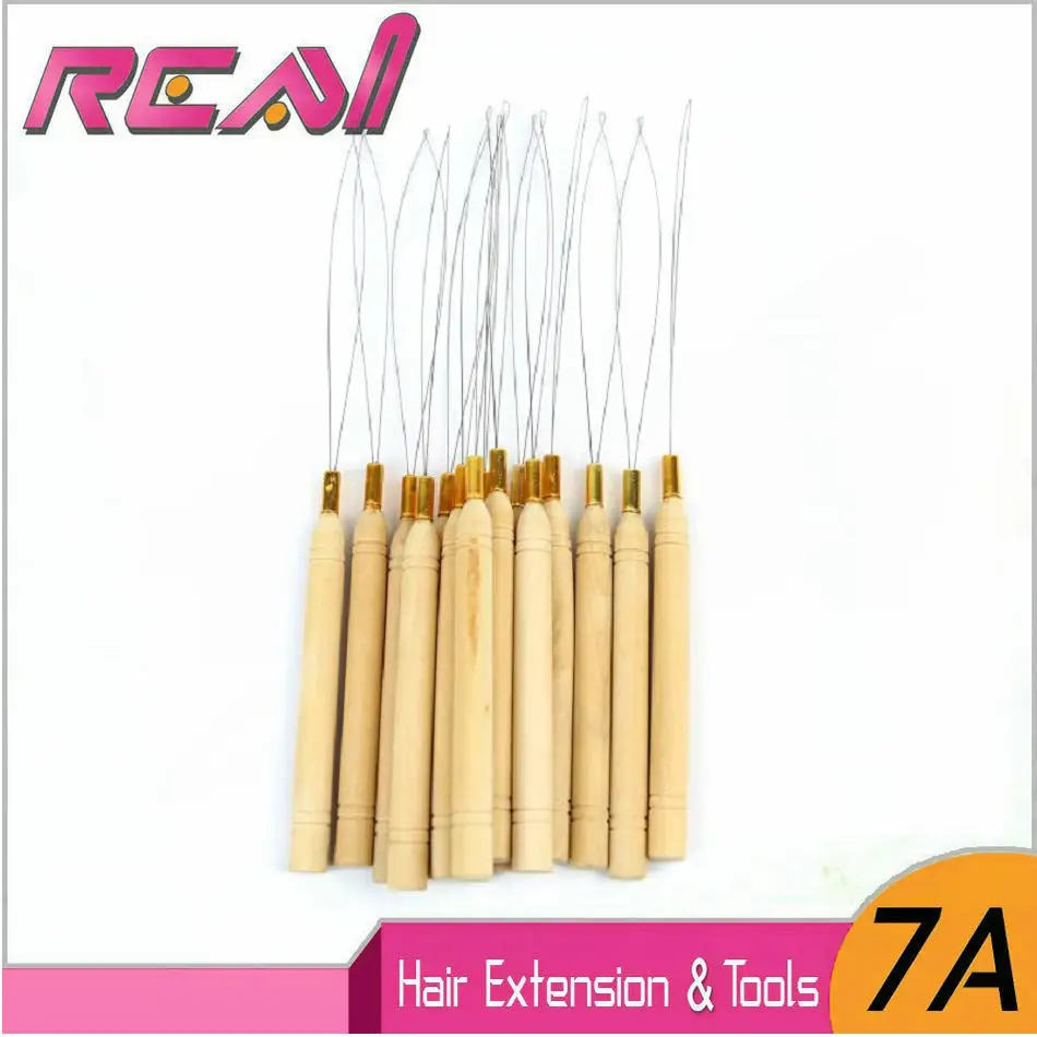 5Pcs Loop Hair Tool Loop Threader Needle For Micro Ring Hair Extension Tools