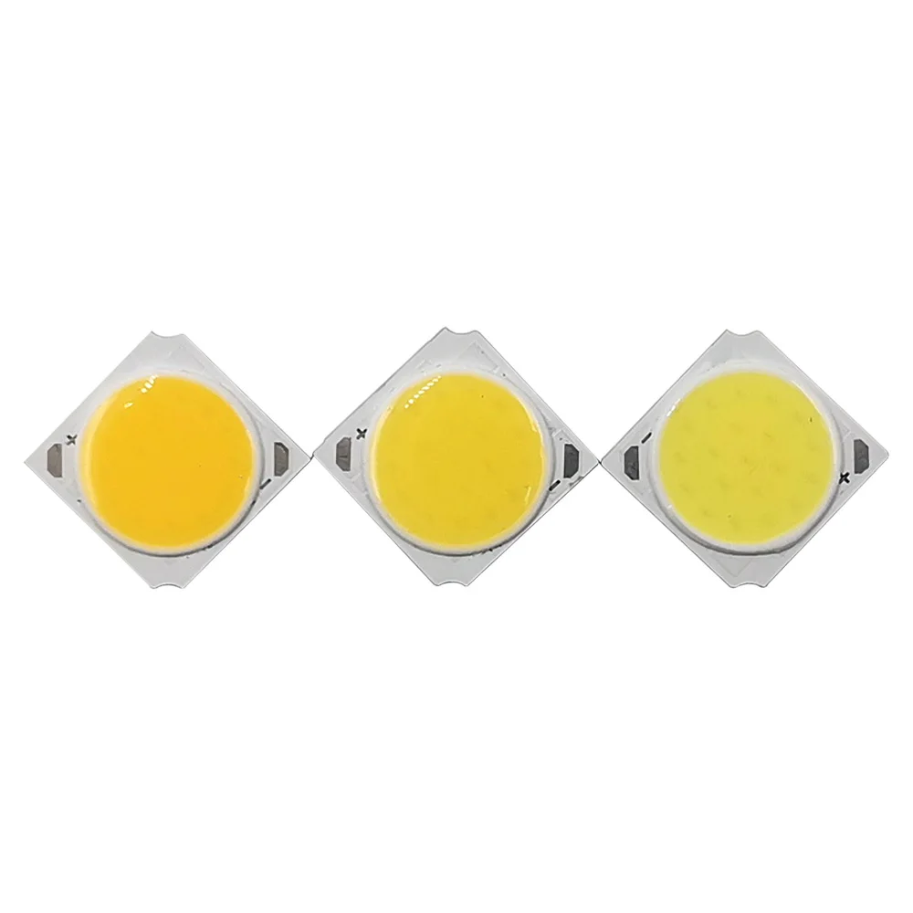 10pcs 19x19mm 10W 30W LED COB Chip On Board Light Bulb for DIY Floodlights Spotlight Downlight 19mm Square LED Lamp 30V 33V COB