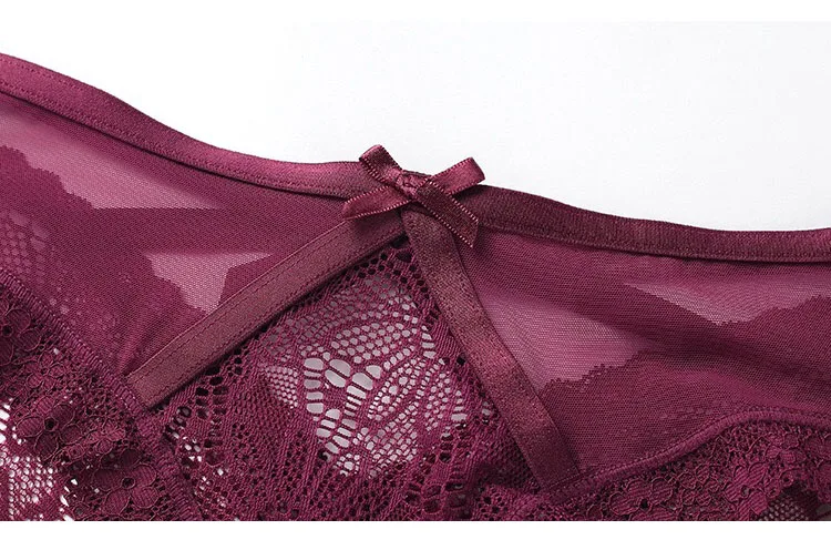 CINOON Sexy Transparent Panties Women Lace Low-waist Briefs Hollow Out Underwear Ladies Underpants Intimates G String Lingerie (10)