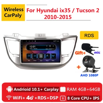 

2 din 8 core android 10 car radio auto stereo for Hyundai ix35 LM Tucson 2 2010 11 - 2015 navigation GPS DVD Multimedia Player