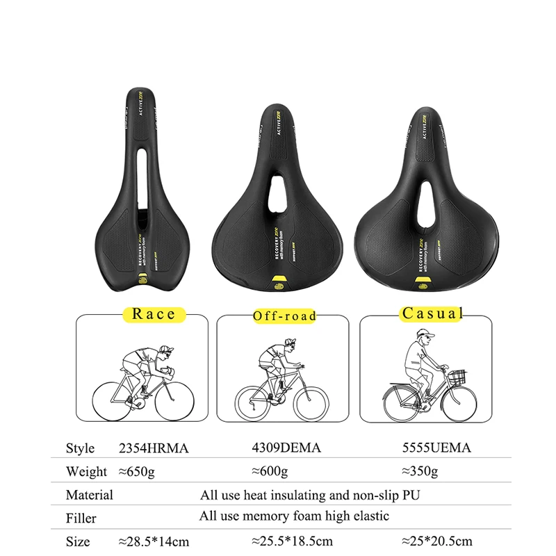 Велосипедное седло SELLE ROYAL повседневное дышащее непромокаемое ПУ ударопрочное