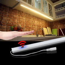 5W 6W 7W Kitchen LED Light with Smart Hand Sweep Switch Under Cabinet Light LED Bar Light Tube DIY Bedroom Night Wardrobe Light