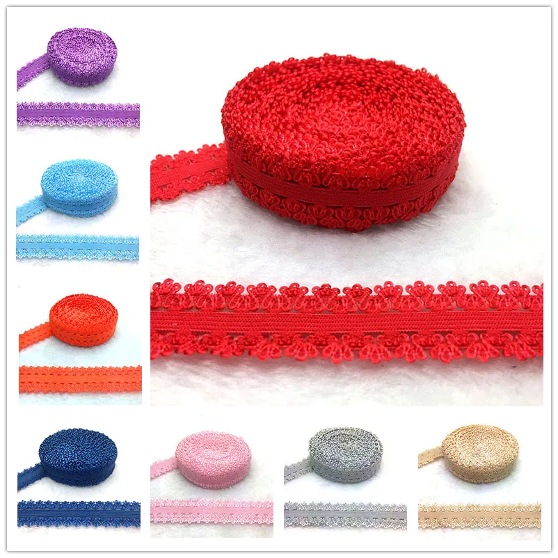 16-Colors-1-Yards-3-4-20mm-Bilateral-Crown-Elastic-Band-Multirole-Trim-Ribbon-Sewing-Spandex