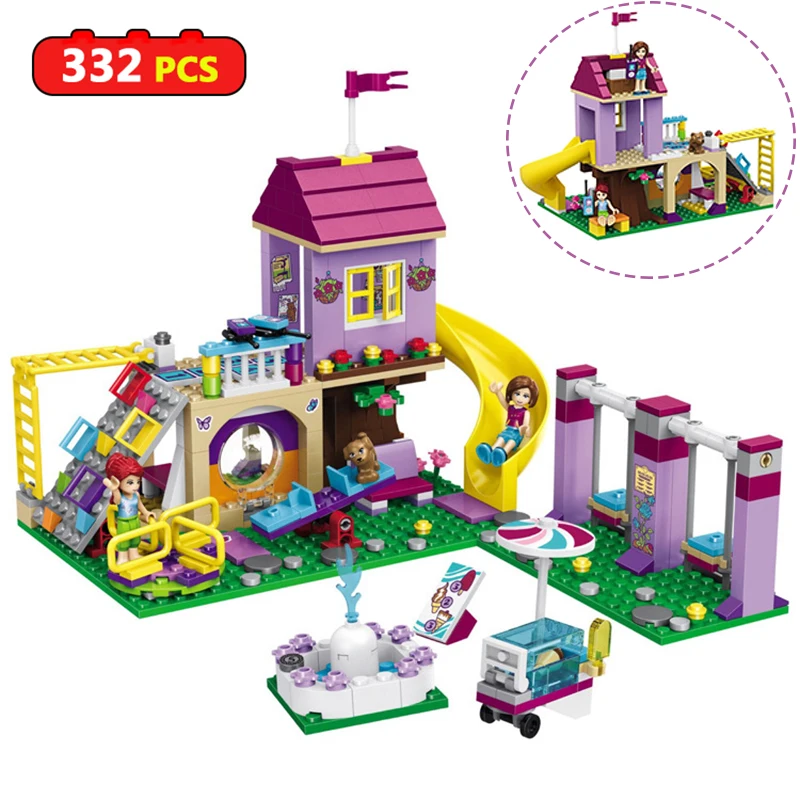 

Friend Blocks for Girl Figure Toys 332pcs Model Building Blocks Heartlake House Girls Friends Building Bricks Compatible LegoING