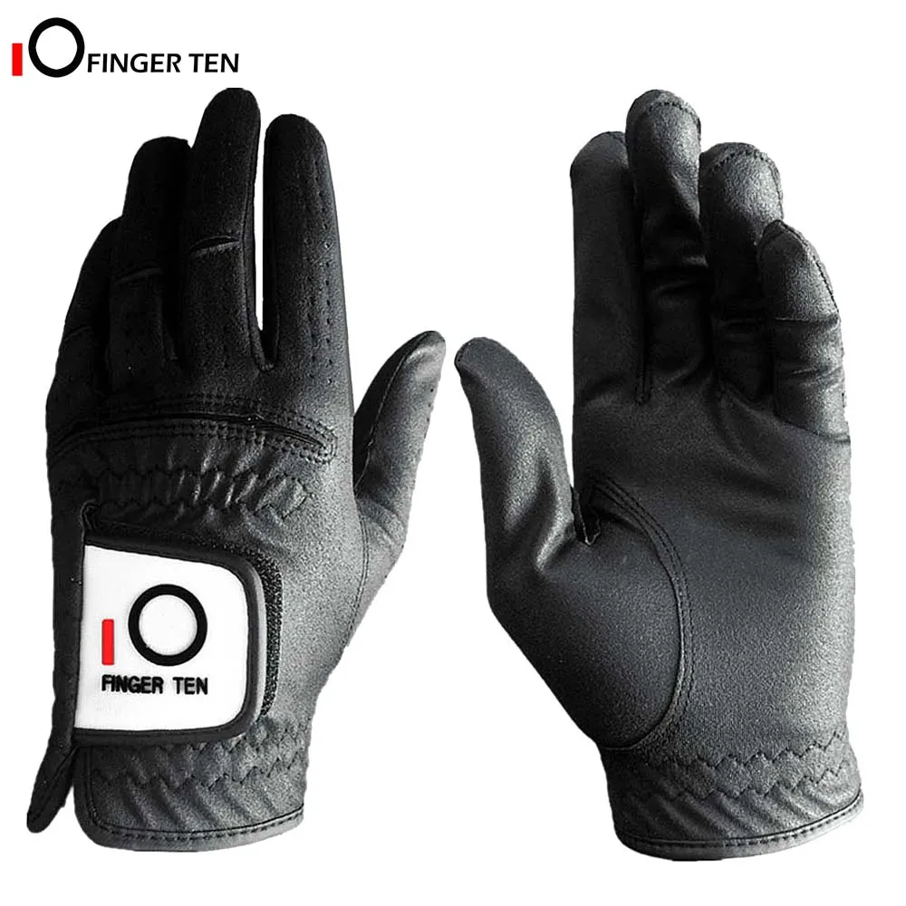 All Weather Grip Soft Breathable Mens Golf Gloves Left Hand for Right Handed Golfer Size S M ML L XL