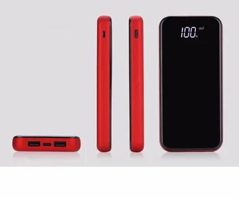 

10000mAh Qi Wireless Charger Power Bank External Battery Powerbank Type-c USB Micro Output LED Display Poverbank For iPhone